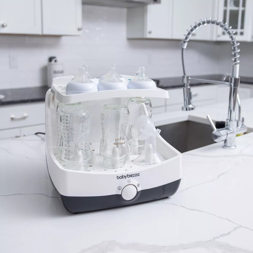 Baby Brezza Bottle Sterilizer & Dryer - 6 Bottles Dried & Sterile in 10 Minutes! - Picture 11 of 14